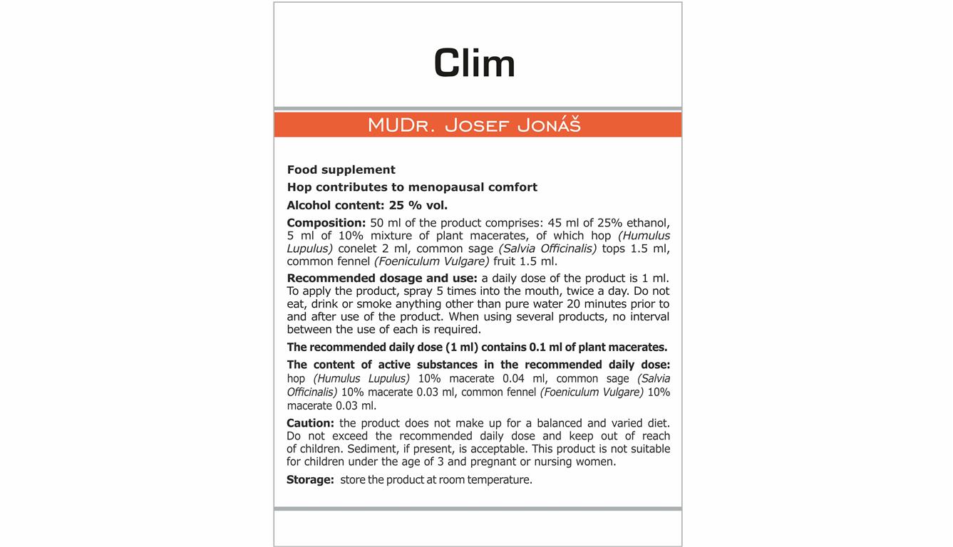 Clim Etiketa EN
