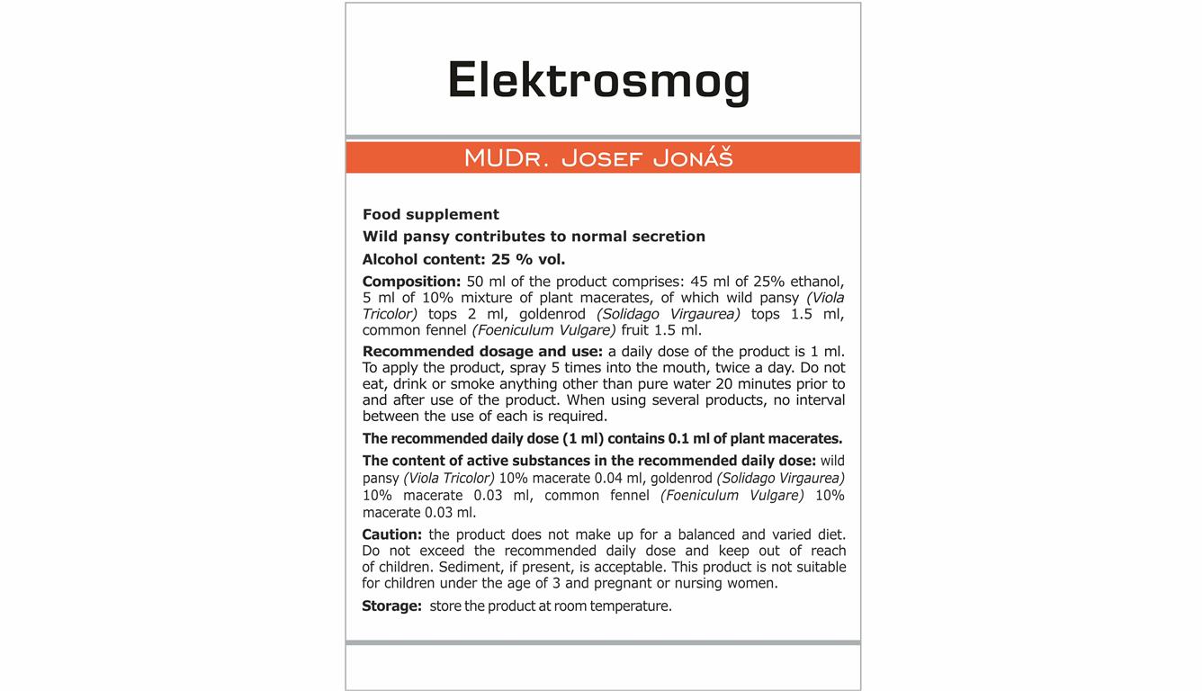 Elektrosmog Etiketa EN